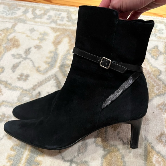 Ralph Lauren Shoes - RALPH LAUREN Black Suede Ankle Boots - 9.5